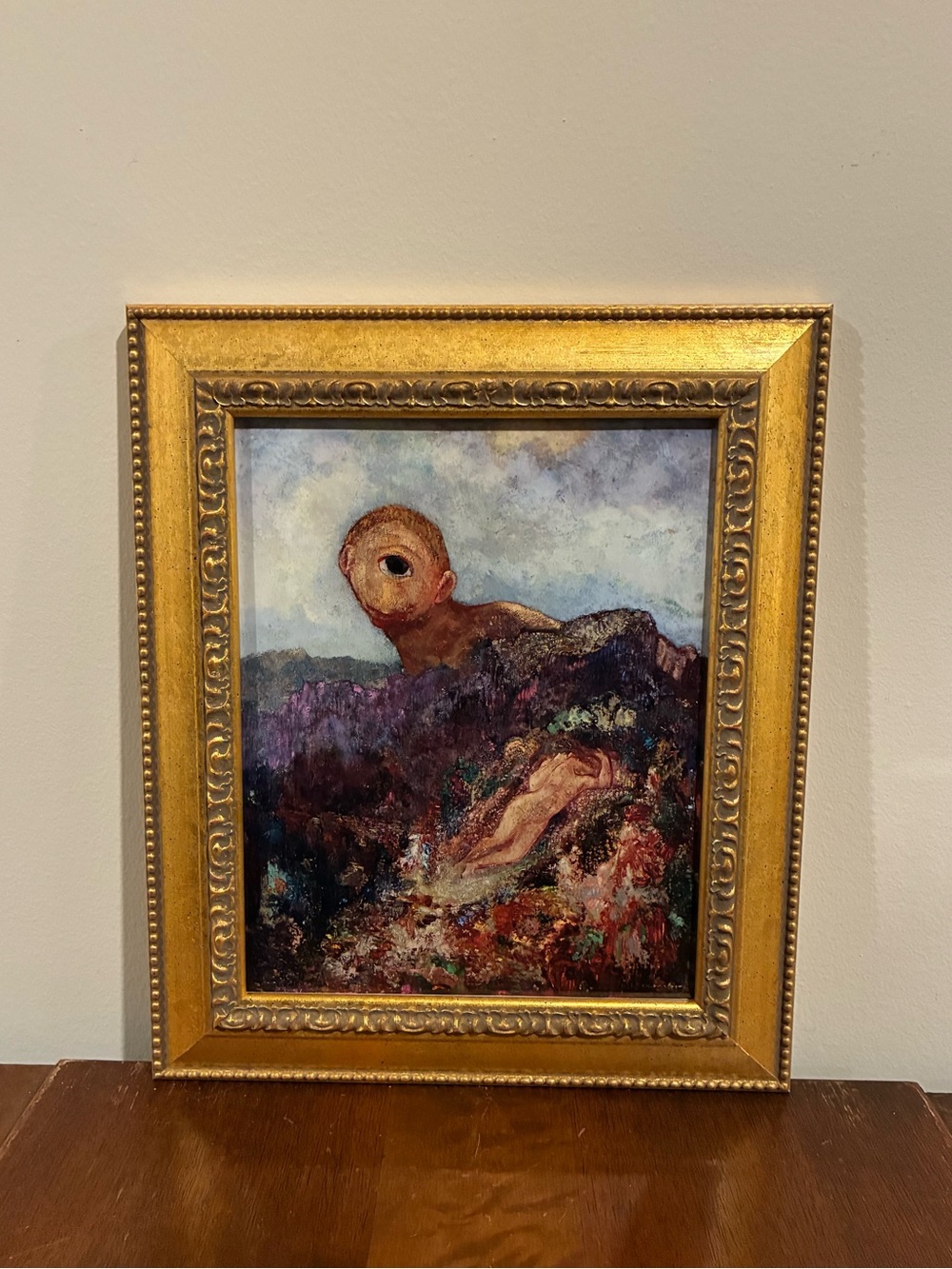 Cyclops & Galatea Odilon Redon Framed Print 11x13 Odyssey Polyphemus Wall Art